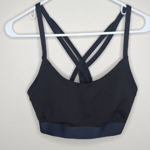 The North Face Black Cross-Back Sports Bra